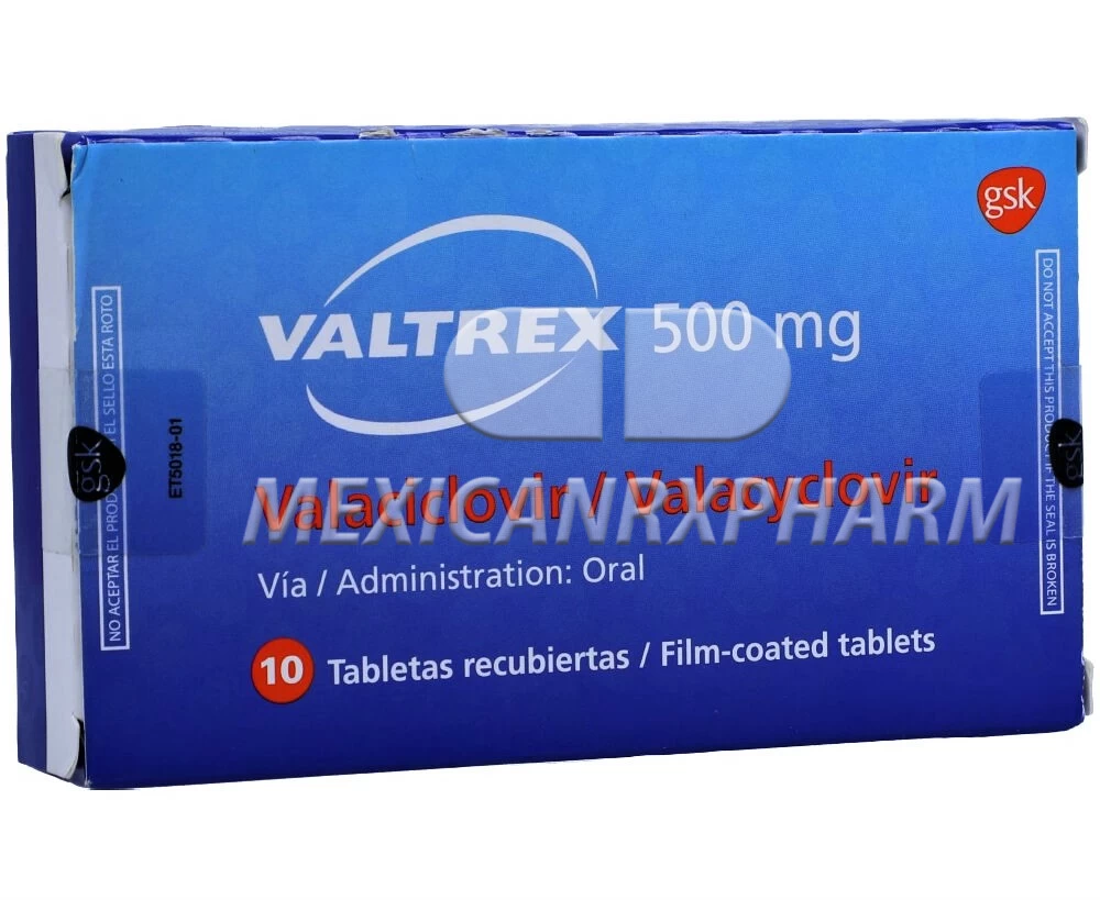 Buy Valtrex Valacyclovir Hydrochloride Generic 500 mg 30 Tablets For Sale Online at Cheap Rates