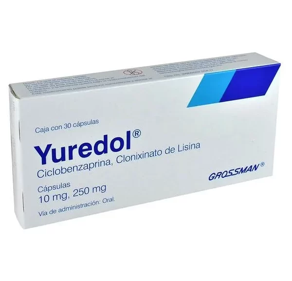 Buy Cyclobenzaprine Yuredol 10/250 mg 30 caps For Sale Online at Cheap Rates