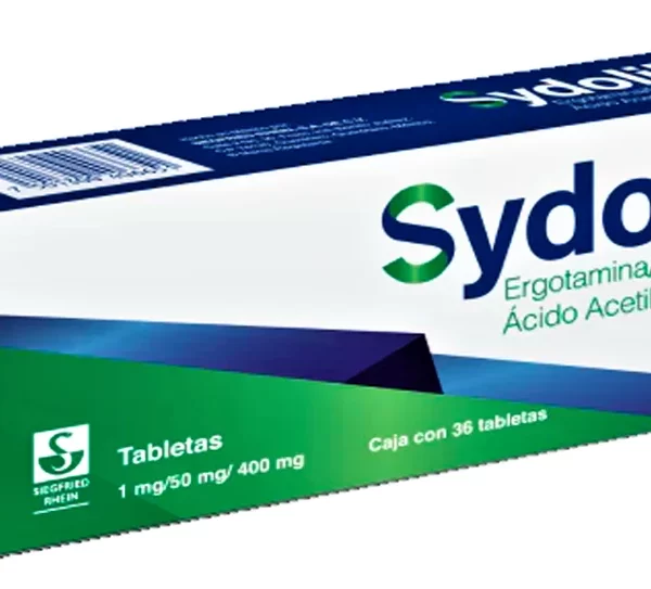 Buy Sydolil Ergotamine Caffeine Aspirin 400/50/1 mg 36 Tabs For Sale Online at Cheap Rates
