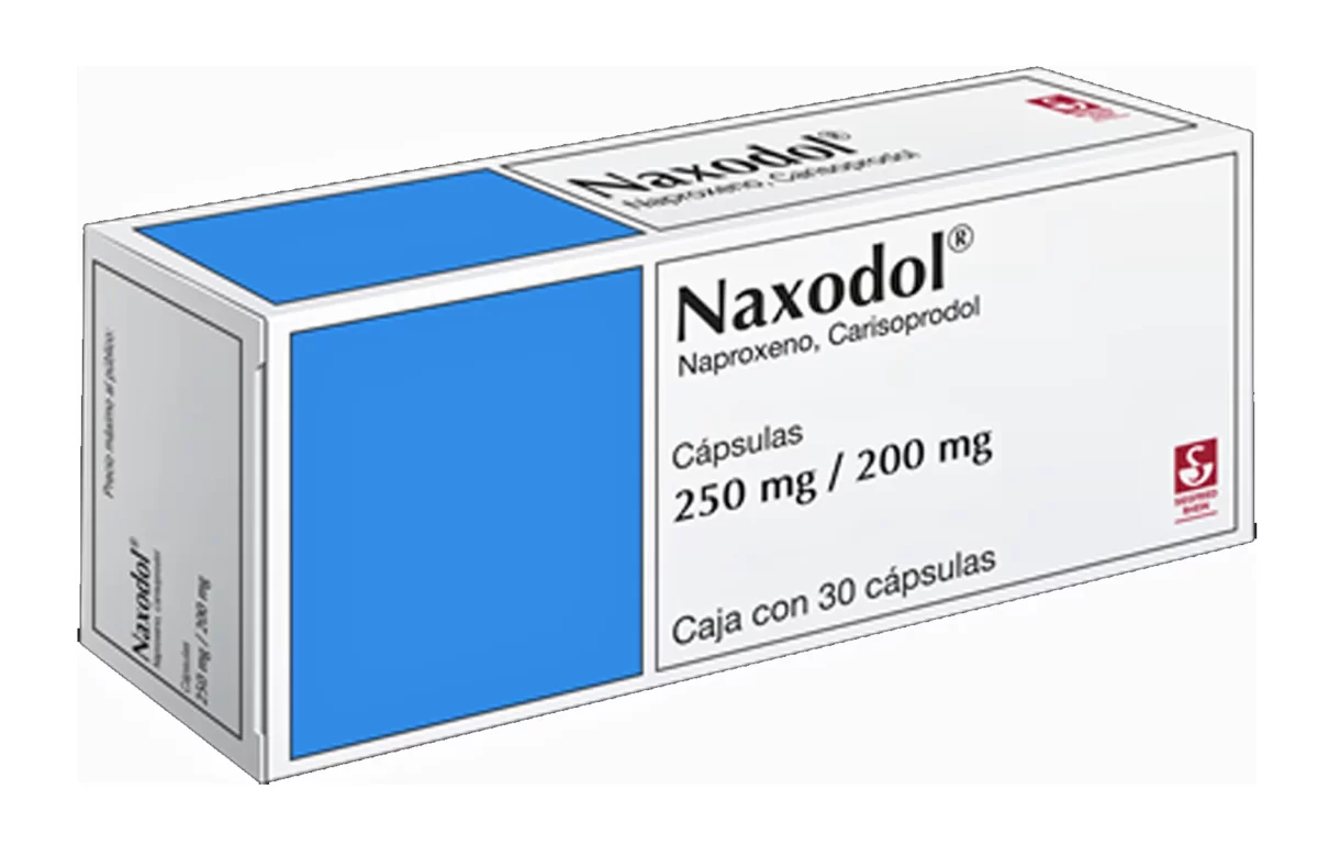 Buy Naxadol Carisoprodol Naproxen 250 mg 30 caps For Sale Online at Cheap Rates