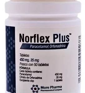 Buy Norflex Plus Orphenadrine 50 tabs For Sale Online at Cheap Rates